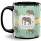 Elephant 11 Oz Coffee Mug - Black (Personalized)