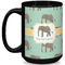 Elephant Coffee Mug - 15 oz - Black Full