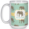 Elephant Coffee Mug - 15 oz - White Full