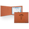 Elephant Cognac Leatherette Diploma / Certificate Holders - Front only - Main