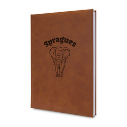 Elephant Leatherette Journal (Personalized)