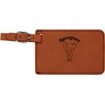 Elephant Leatherette Luggage Tag (Personalized)