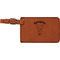 Elephant Leatherette Luggage Tag (Personalized)