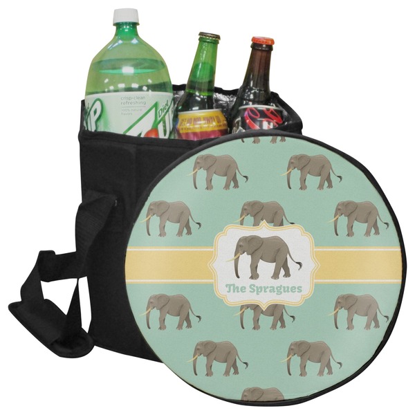Custom Elephant Collapsible Cooler & Seat (Personalized)