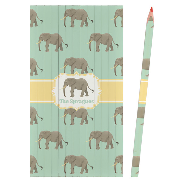 Elephant Colored Pencils - Front View