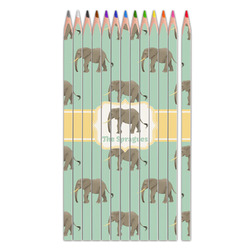 Elephant Colored Pencils (Personalized)