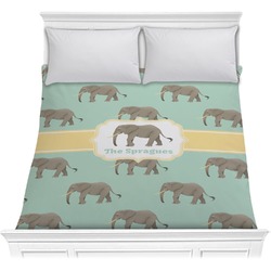 Elephant Comforter - Full / Queen (Personalized)