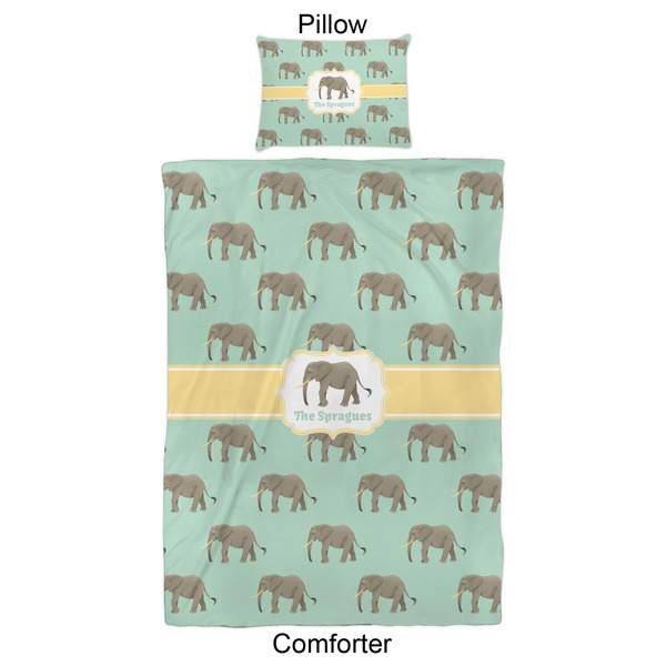 Elephant Comforter Set - Twin XL - Approval