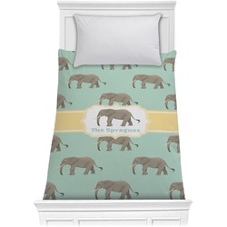Elephant Comforter - Twin (Personalized)