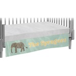 Elephant Crib Skirt (Personalized)