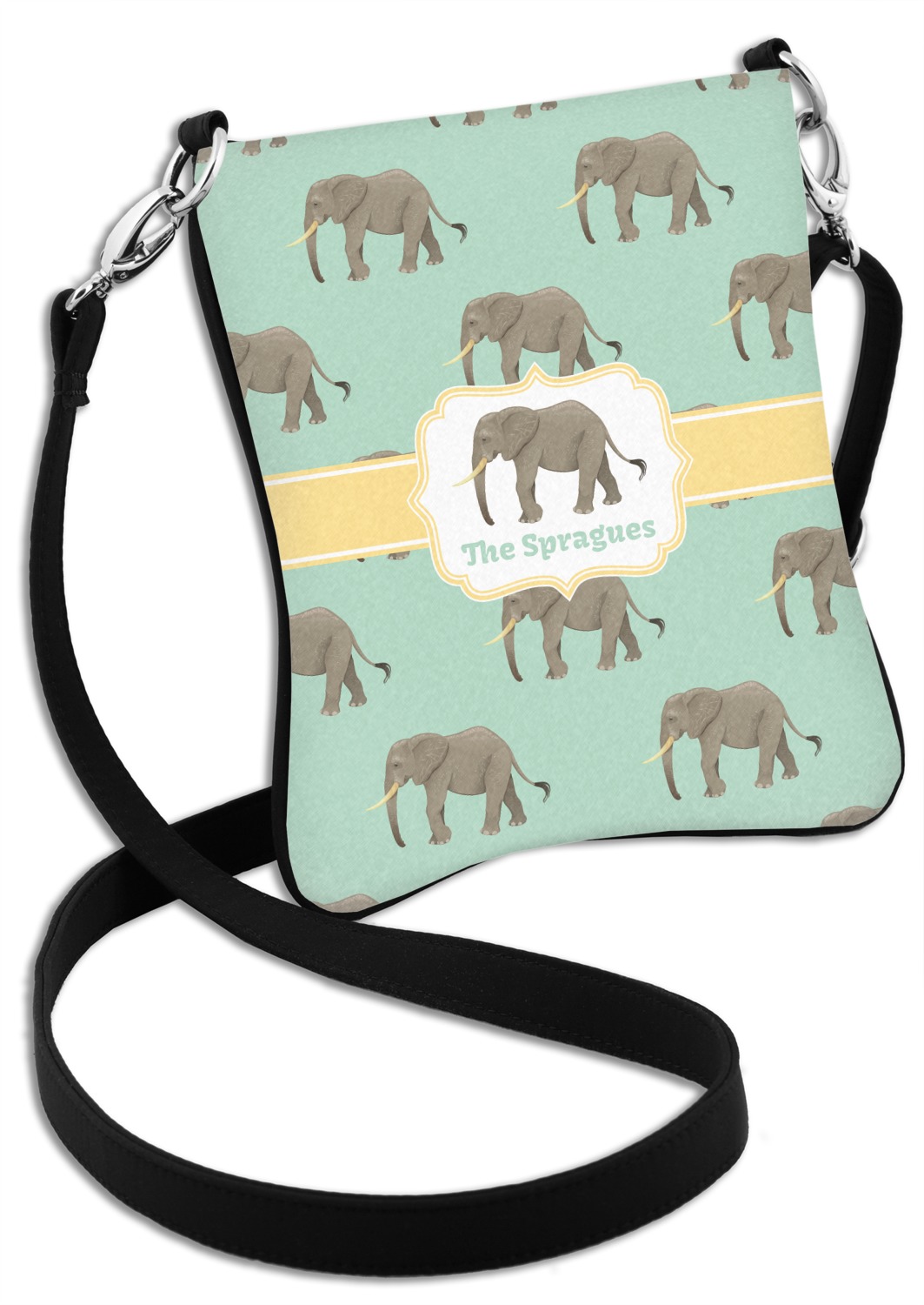 Elephant Cross Body Bag Regular (Personalized) YouCustomizeIt