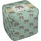 Elephant Cube Poof Ottoman (Top)