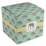 Elephant Cube Favor Gift Boxes (Personalized)