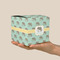Elephant Cube Favor Gift Box - On Hand - Scale View
