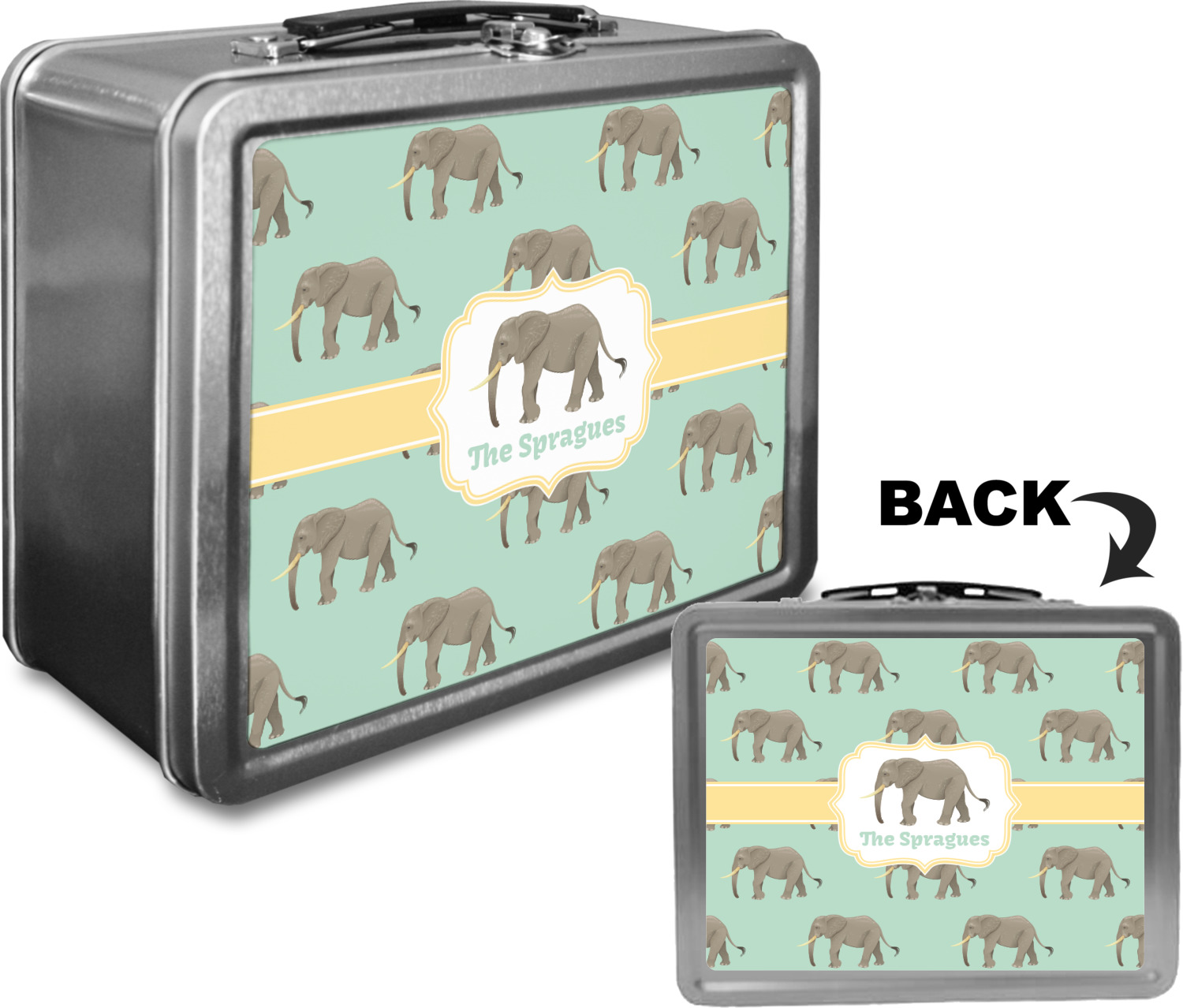 Elephant Lunch Box (Personalized) YouCustomizeIt