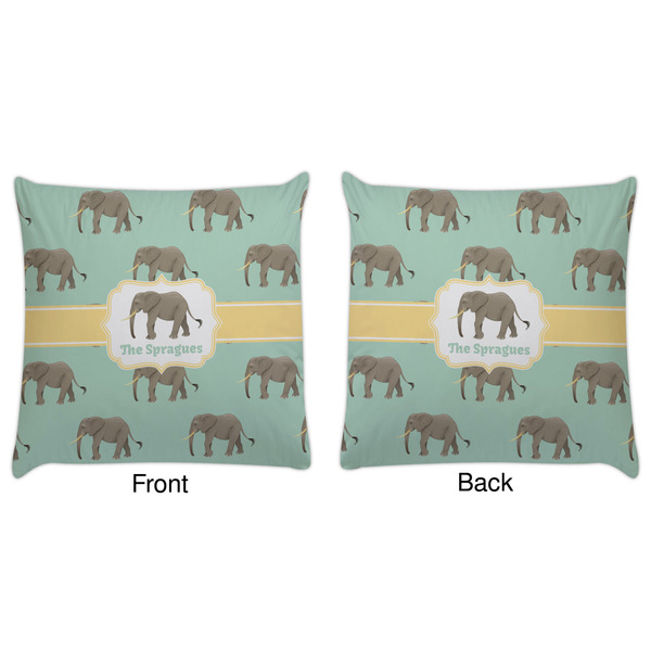 Elephant Decorative Pillow Case - Approval