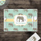 Elephant Disposable Paper Placemat - In Context