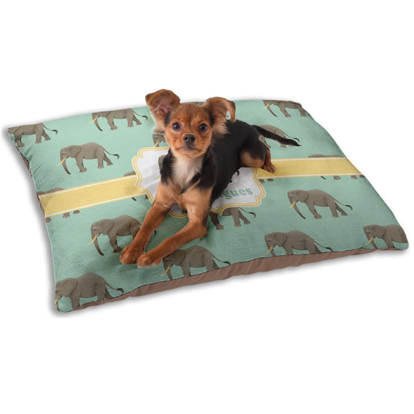 Custom Elephant Dog Bed - Small w/ Name or Text