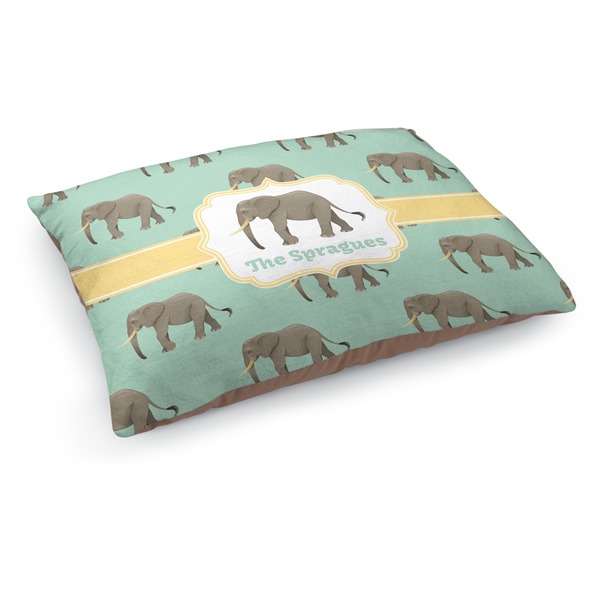 Custom Elephant Dog Bed - Medium w/ Name or Text