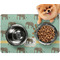 Elephant Dog Food Mat - Small w/ Name or Text