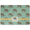 Elephant Dog Food Mat w/ Name or Text