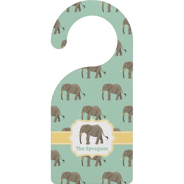 Custom Elephant Door Hanger (Personalized)