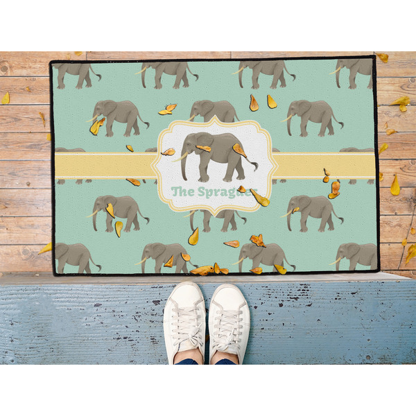 Elephant Door Mat - LIFESTYLE (Med)