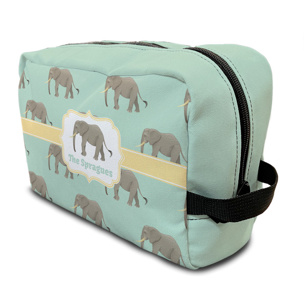 Custom Elephant Toiletry Bag / Dopp Kit (Personalized)