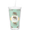 Elephant Double Wall Tumbler with Straw (Personalized)