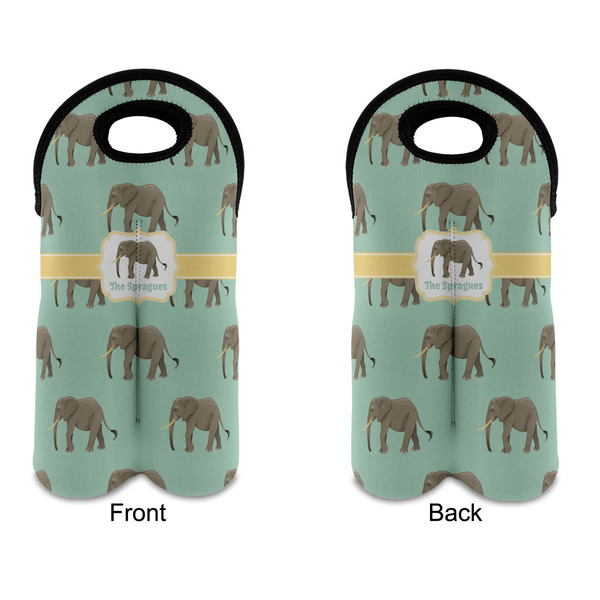 Elephant Double Wine Tote - APPROVAL (new)