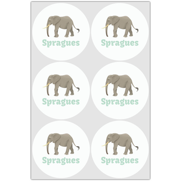 Elephant Drink Topper - XLarge - Set of 6