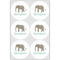 Elephant Drink Topper - XLarge - Set of 6