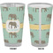 Elephant Pint Glass - Full Color - Front & Back Views