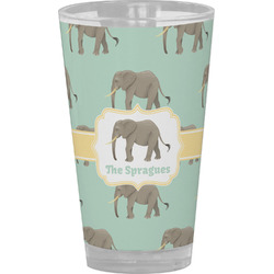 Elephant Pint Glass - Full Color (Personalized)