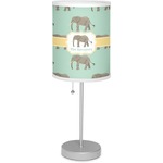 Elephant 7" Drum Lamp with Shade Linen (Personalized)
