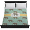 Elephant Duvet Cover - Queen - On Bed - No Prop