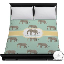 Elephant Duvet Cover - Full / Queen (Personalized)