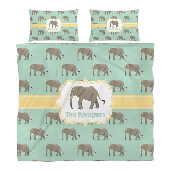 Elephant Duvet Cover Set - King - Alt Approval