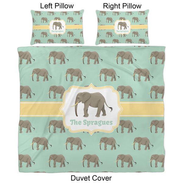 Elephant Duvet Cover Set - King - Approval