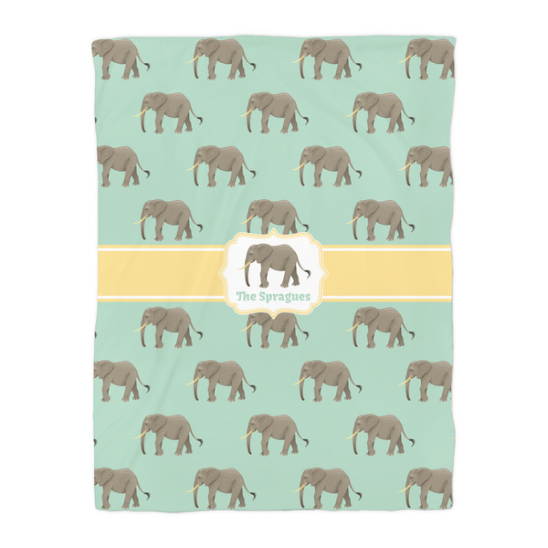 Elephant Duvet Cover - Twin - Front