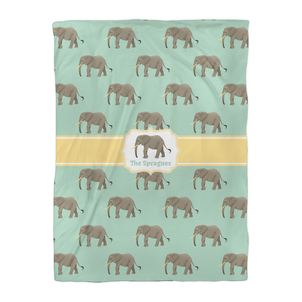 Elephant Duvet Cover - Twin XL - Front