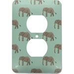 Elephant Electric Outlet Plate