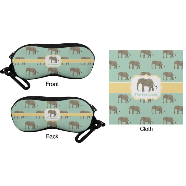 Elephant Eyeglass Case & Cloth (Approval)