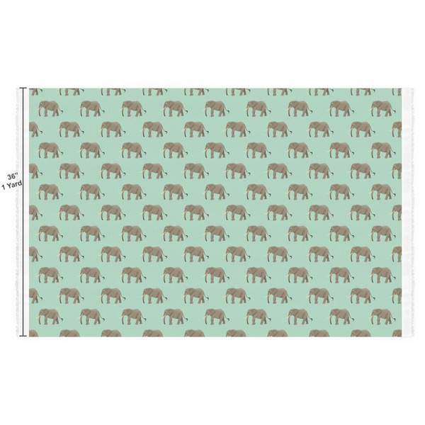 Elephant Fabric Full Yard