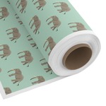 Elephant Fabric by the Yard - Spun Polyester Poplin
