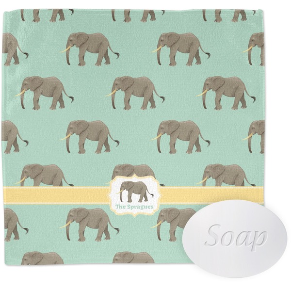 Custom Elephant Washcloth (Personalized)