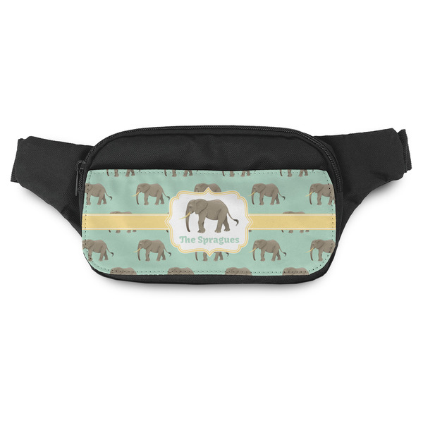 Custom Elephant Fanny Pack - Modern Style (Personalized)