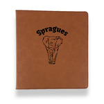 Elephant Leather Binder - 1" - Rawhide (Personalized)