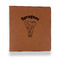 Elephant Leather Binder - 1" - Rawhide - Front View