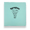 Elephant Leather Binder - 1" - Teal (Personalized)